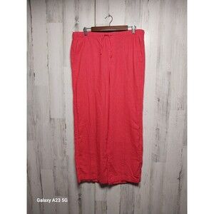 GAP Pull-On Wide Leg Pant Size Medium Pink